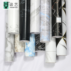 Carta da Parati Autoadesiva in PVC Effetto Marmo 60x60cm - Motivo Bianco Giada Stile Palazzo - Product Image 3