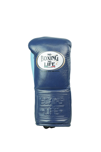 Guantes de Boxeo de Cuero Personalizados OEM, Guantes de Entrenamiento Profesional, Guantes de Sparring con Logotipo Personalizado, Azul Marino, Azul Claro, Guantes de Boxeo Profesionales - Product Image 6