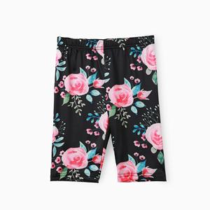 Ensemble de vêtements pour bébé fille, 2 pièces, robe sans manches avec nœud papillon, pantalon de survêtement à imprimé floral, vêtements de mode d'automne, 100% polyester respirant - Product Image 3