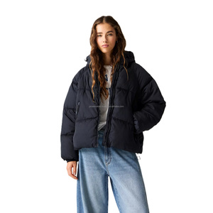 Nouveaux manteaux d'hiver chauffants pour femmes chauds pleine longueur brillant/mat Logo personnalisé grande taille col à capuche multi couleurs doudoune - Product Image 3