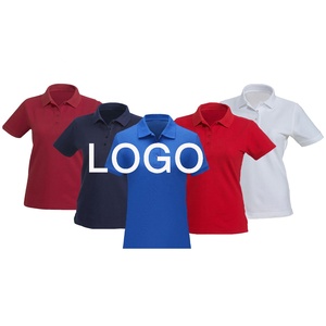 Couleur unie 100% coton femmes pour Polo T-Shirt respirant tricoté conception bonne qualité personnalisé marque directe usine exportation - Product Image 6