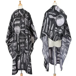 Cape de Coiffeur Jetable Écologique avec Sangle de Cou Ajustable 100% Polyester Imperméable Logo Personnalisé Haute Qualité - Product Image 3