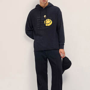 Plain <b>Thick</b> 500GSM 400 Gsm Boxy Blank Hoodie Mens Cotton Oversized Fleece Custom Hoodie Manufacturer Heavyweight Boxy Hoodie - Product Image 4