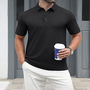 Camiseta Polo Deportiva Unisex al por Mayor, Personalizable con Logotipo, Lisa o Estampada, de Manga Corta para Hombre, Cargada por Dress Sports - Product Image 2