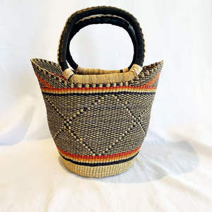 Sustainable Handmade Bolga <b>Basket</b> Seagrass <b>Straw</b> Storage Organizer Wholesale Exporter from Vietnam - Product Image 3