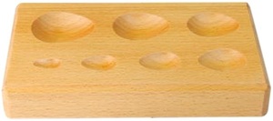 <b>Iron</b> Jewelry Casting Mold <b>7</b>-Cavity Dapping Block Mixed Shapes for DIY Molding Tool - Product Image 2