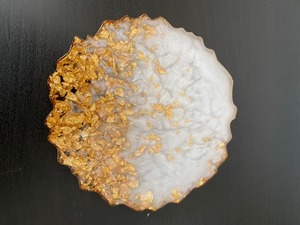 Handmade Resin <b>Coasters</b> Set with Abstract Art Design, Stylish and Protective <b>Table</b> <b>Coasters</b> for Modern Homes - Product Image 2
