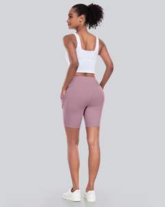 Shorts de Yoga de Cintura Alta para Mujer, Transpirables, de Secado Rápido, Ecológicos, Ropa Deportiva para Gimnasio, Sin Costuras, para Ejercicio - Product Image 6