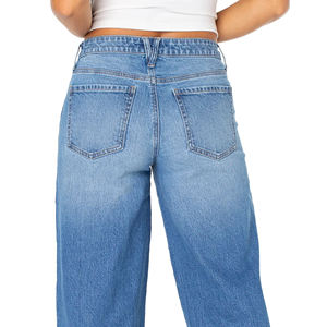 กางเกงยีนส์เอี๊ยมผู้หญิงรุ่นใหม่ ระบายอากาศได้ดี รับทำโลโก้ ขายส่ง เสื้อผ้าลายเรียบ แฟชั่นใหม่ - Product Image 6