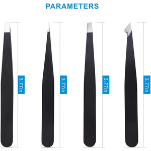 Pinzas de Cejas Profesionales de Acero Inoxidable de Alta Calidad, Ligeras, Ecológicas, Personalizables con Marca Privada para - Product Image 2
