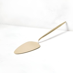 Royal Stainless Steel Wedding <b>Cake</b> <b>Server</b> Gold Polished Kitchen Flatware <b>Cake</b> Cutter and <b>Server</b> <b>Cake</b> Cutting - Product Image 3