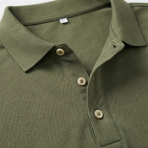 เสื้อโปโลผู้ชายแบบสบายๆ คุณภาพสูง สีสันตามสั่ง โลโก้สั่งทำได้ เนื้อผ้าหนา ระบายอากาศดี เหมาะสำหรับกีฬากอล์ฟและกิจกรรมกลางแจ้ง - Product Image 4