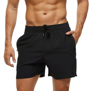 Short de bain décontracté à taille mi-haute avec cordon de serrage, séchage rapide, poches et impression par sublimation personnalisée pour homme - Product Image 1