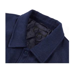 Chaqueta Varsity de Lana para Hombre, Elegante y de Alta Calidad, con Cuello Alto y Manga Larga, para un Estilo Inmejorable - Product Image 4