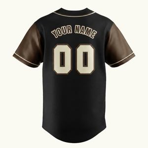 เสื้อเบสบอลทีมกีฬาสีพื้นขายส่ง ราคาถูก ผลิตจากโพลีเอสเตอร์ 100% มีไซส์ผู้ใหญ่ รับสั่งทำเสื้อ - Product Image 2