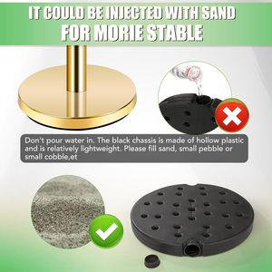 4 Pali Distanziatori in Velluto Dorato con Base Nera Cava, 3 Corde Rosse da 1,5 m con Puntale a Sfera, Stile Vintage, per Feste/Matrimoni - Product Image 4