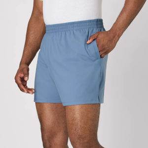 Pantalones Cortos Deportivos de Moda para Hombre, Transpirables, de Poliéster/Algodón, Talla Grande, con Logotipo Personalizado Estampado, Color Sólido - Product Image 3