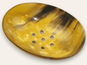 Bol de service familial en corne fait main par les meilleurs artisans – Vaisselle de table haut de gamme, élégant pour la présentation quotidienne des repas - Product Image 1