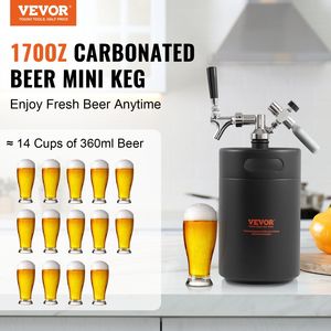 304 thép không gỉ <span class=keywords><strong>Mini</strong></span> keg 170oz/5L áp lực bia growler CO2 Điều chỉnh dự thảo vòi nước rò rỉ bằng chứng ring-homebrew thủ công bia - Product Image 2
