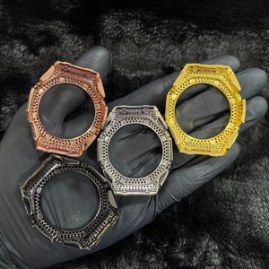 Kit de Modificación de Caja de Reloj Estilo Icebox Esmerilado, Octagonal, de Acero Inoxidable, Edición de Diseño para Mejorar Relojes de Estilo Urbano - Product Image 3