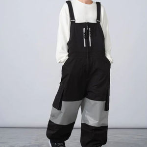Waterproof Windproof Insulated Ski Bib Pants Men Women Unisex Snowboard <b>Overalls</b> Cargo Pocket Professional <b>Winter</b> Sports Wear - Product Image 1