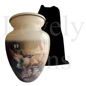 Urne funéraire Colibri pour cendres, Contenant commémoratif inspiré de la nature, Souvenir élégant et durable de qualité supérieure - Product Image 2