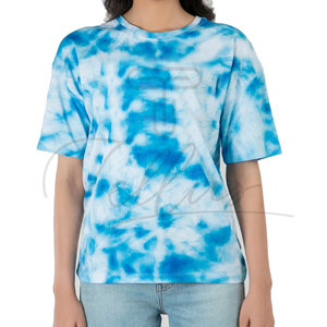 Camiseta Tie & Dye de Algodón 100% de Alta Calidad para Mujer, Personaliza tu Logotipo, Mejor Precio, Camiseta Tie & Dye para Mujer - Product Image 3