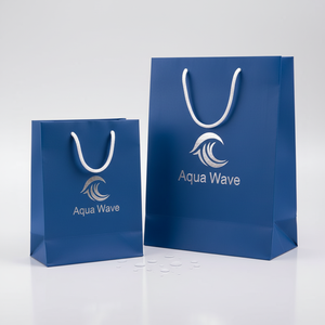 Bolsas de Papel Laminado Brillante de Lujo, Ecológicas y Reciclables, con Logotipo Personalizado, Asas de Cinta/Cuerda de Algodón, para Promoción de Joyería Premium - Product Image 5