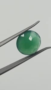 Pierres précieuses facettées de haute qualité, 14 mm, taille brillant, onyx vert naturel, Sambhav Jewels, poids personnalisé, prix d'usine en gros - Product Image 6