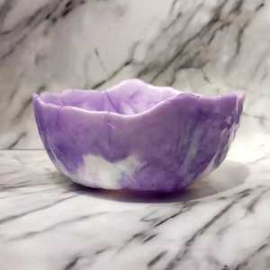 Smoky Design Decorative Resin Serving Bowl Handmade <b>Unique</b> Design Bowls Eco-Friendly Tableware for Home & Wedding Use - Product Image 2