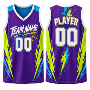 Custom Summer Basketball Camp Jersey Team Training Practice Shirt Quick Dry Sleeveless Uniform Sublimated Player <b>Name</b> and Number - Product Image 1