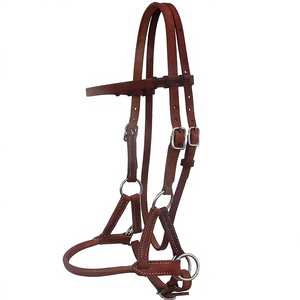 Bridas de equitación de cuero personalizadas, hechas a medida, de alta calidad, ligeras, cómodas, duraderas y suaves, para venta al por mayor. - Product Image 1
