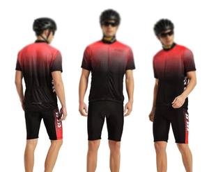 Conjunto de Jersey y Pantalones Cortos de Ciclismo RAPID SPORTS al por Mayor, Personalizados, Unisex, Resistentes al Viento, de Secado Rápido, 100% Poliéster, Transpirables, Tallas Grandes - Product Image 2