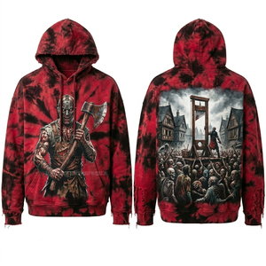 Sudadera con Capucha Vintage Amarillo Mostaza para Hombre, Diseño Gráfico de Fabricante de Velas de Cera de Abeja Zombie, Sudadera de Algodón Grueso para Taller, Ropa Urbana - Product Image 4