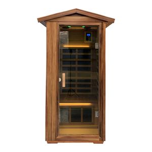 Sauna de Madera de Cedro Rojo de Un Solo Uso para Interiores y Exteriores - Product Image 2