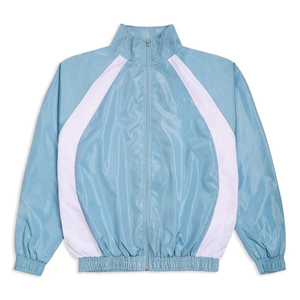 Best Quality Wholesale Nylon Windbreaker Jacket Color Block <b>Mesh</b> Lining Zipper Custom Logo Windbreaker Jacket Men's - Product Image 3