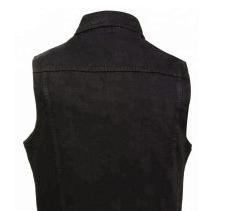 Classic Men Sleeveless Leather Motorcycle Riding Vest for Men All Seasons Motorcycle Western Style Wholesale Supplier - Product Image 2
