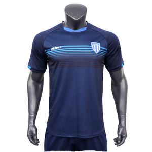 Camiseta de Fútbol de Manga Corta, 100% Poliéster, Antibacteriana, con Impresión Digital y Logotipo Frontal - Product Image 1