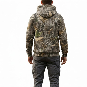 Sweat à capuche de chasse camouflage pour homme, manches longues, imprimé, respirant, en polyester, vêtements de chasse d'automne, sweat à capuche camouflage - Product Image 3