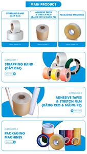 Banda de flejado de PP personalizable de alta calidad del fabricante de Vietnam Solución de embalaje asequible y segura - Product Image 5