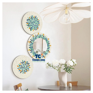 Espejo de Nácar, Decoración de Pared Elegante, Espejo de Perlas, Mejor Precio, Vietnam, Exportador Directo - Product Image 1