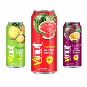 Para VINUT Vietnam Factory 490ml Bebida de jugo de frutas y verduras sin azúcar con pulpa OEM/ODM Etiqueta privada Vietnam - Product Image 1