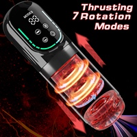 Amazon Hot Leistungsstarker 7-Stufen-Saugmodus Herren-Masturbator mit Stoß-, Rotations- und Vibrationsfunktion sowie weicher Hülle – Saugmaschine für Männer