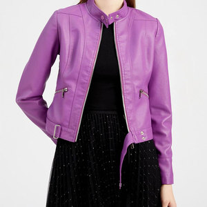 แจ็คเก็ตหนังผู้หญิงสไตล์ล่าสุด ขายส่ง ราคาสมเหตุสมผล แจ็คเก็ตหนังผู้หญิงคุณภาพพรีเมียมขายดีที่สุด - Product Image 5