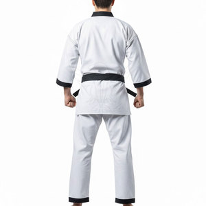 Kimono de karaté et de jiu-jitsu de qualité professionnelle, coupe confortable et décontractée, avec des matériaux durables pour la pratique - Product Image 4