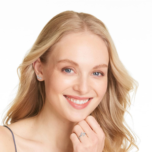 ต่างหูเพชรโมอิสซาไนต์เงินแท้ 925 พรีเมียม รูปทรงใบไม้หรูหรา สง่างาม เครื่องประดับชั้นดี ระยิบระยับ ของขวัญเหนือกาลเวลา - Product Image 5