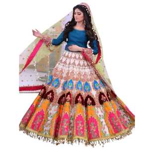 Ensemble de mariée de luxe brodé, style Lehenga Mehndi, pour mariage pakistanais, tenue traditionnelle indienne et pakistanaise - Product Image 1
