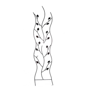 Premium Decorative <b>Garden</b> <b>Trellis</b> <b>with</b> <b>Leaf</b> and Butterfly Pattern for Outdoor Plant Display - Product Image 5