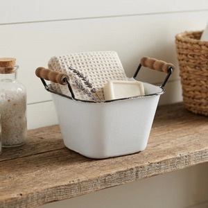 ตะกร้าเก็บของลวดโลหะทรงสี่เหลี่ยมผืนผ้าแบบแขวนอเนกประสงค์สไตล์เรียบง่าย - Product Image 4