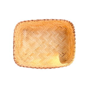 Export Quality Wholesale Handmade <b>Bamboo</b> Rattan Square Storage Baskets Home Hotel Restaurant Kitchen Customized Made Viet Nam - Product Image 4